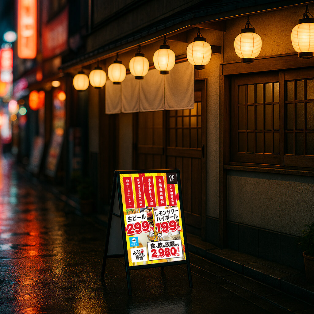 千葉県船橋市の居酒屋「ふなばし道場」さまのロゴ・看板デザイン
